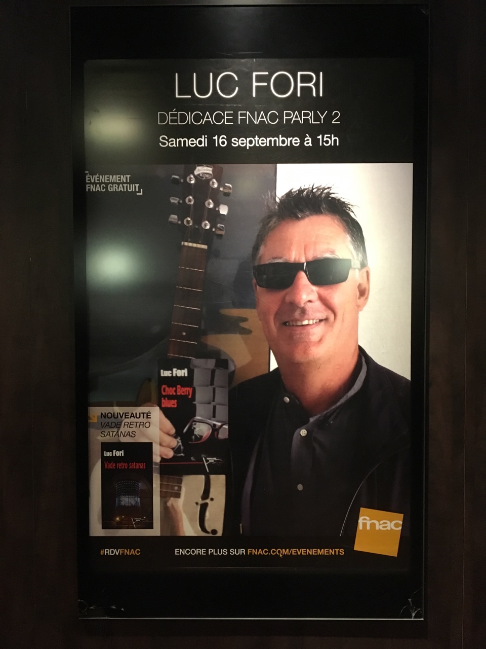 affiche Fnac Parly 2 sept 2017